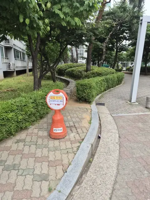 서울 보도블럭교체 시공 전 현장 1