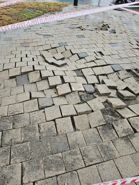 인천 보도블럭교체 시공 전 현장 1